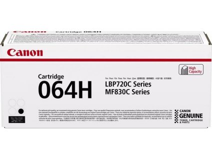 Canon originální toner CRG-064 H BK, black, 13400str., 4938C001, high capacity, Canon i-SENSYS MF832Cdw