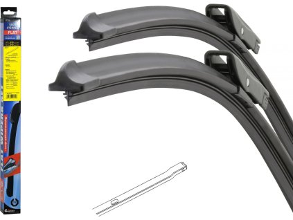 Stěrače FLAT SET (BOLT) 610+410mm