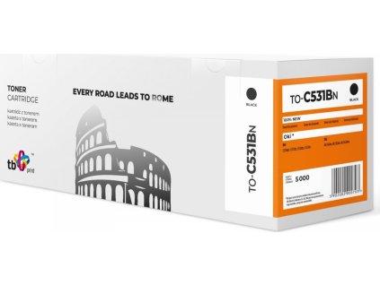 Toner TB kompatibilní s C531 TO-C531BN BK 100% new