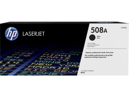 HP 508A tisková kazeta černá, CF360A