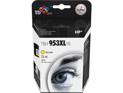 Ink. kazeta TB kompat. s HP OJ 8710, Yellow, ref