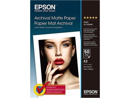 EPSON A3, Archival Matte Paper (50listů)