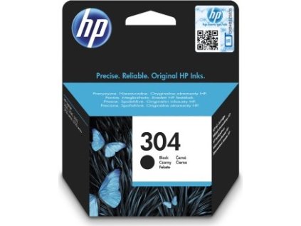 HP 304 Black Original Ink Cartridge, N9K06AE