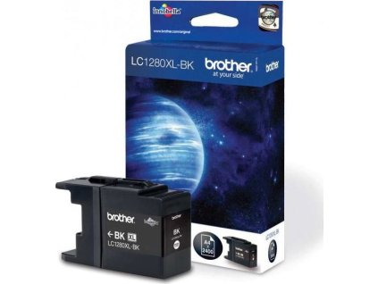 BROTHER inkoustová náplň LC-1280XLBK/ MFC-J6510, J69102, J5910/ černý/ 2400 stránek