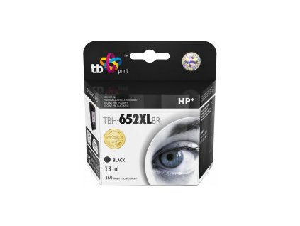 Ink. kazeta TB kompat. s HP 652 XL,BK reman