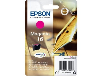 Epson inkoustová náplň/ T1623/ Singlepack 16 DURABrite Ultra Ink/ Magenta