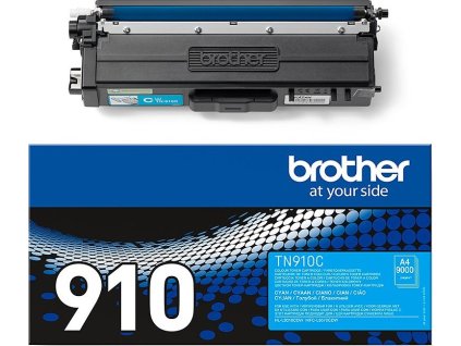 BROTHER toner TN-910C pro HL-L9310CDW/MFC-L9570CDW / 9.000 stran, / azurový
