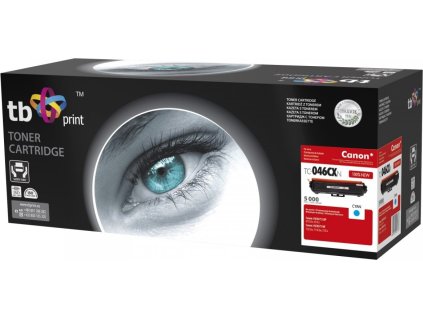 Toner TB kompatibilní s Canon TC-046CXN, Cyan, 5000, new