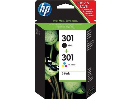 HP 301 combo pack ( černá, 3barená), N9J72AE