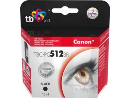 Ink. kazeta TB kompat. s Canon PG-512BK