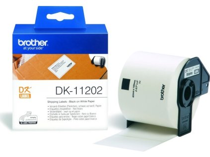 BROTHER papírové štítky DK-11202/ QL/ poštovní štítky/ 300ks/ 62 x 100mm