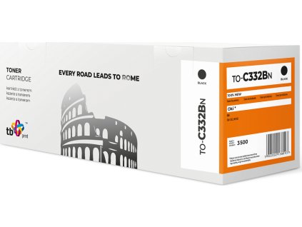 Toner TB kompatibilní s OKI C332 TO-C332BN BK