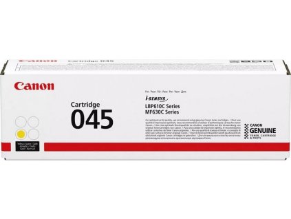 Canon originální toner 045 Y žlutý, kapacita 1 300 stran