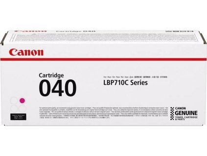 Canon originální toner 040 M magenta, LBP710C řada,   kapacita 5 400 stran
