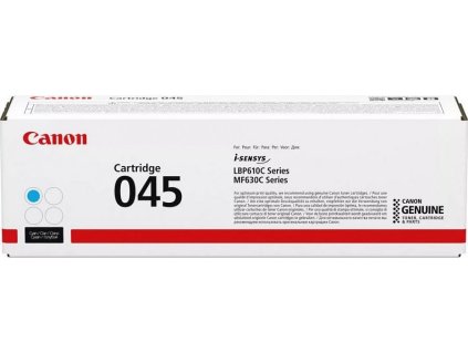 Canon originální toner 045 C azurový, kapacita 1 300 stran