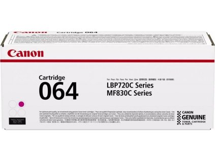 Canon originální toner Cartridge 064 M magenta, MF832Cdw 5 000 stran