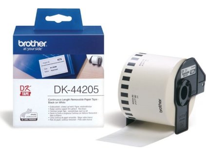 BROTHER bílá papírová role DK-44205/ QL/ 62mm x 30,48m