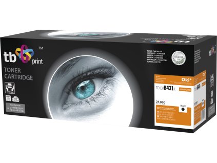 Válec TB kompat. s OKI B431, Black, ref