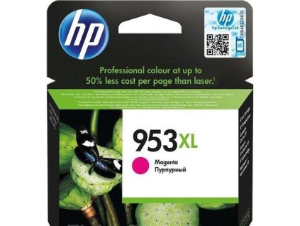 HP 953XL purpurová inkoustová kazeta, F6U17AE