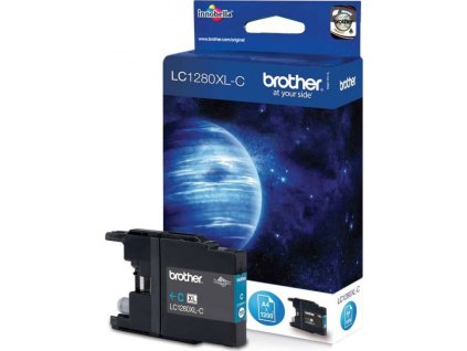 BROTHER inkoustová náplň LC-1280XLC/ Azurová