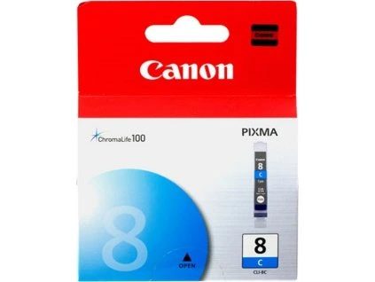 Canon inkoustová náplň CLI-8C/ azurová