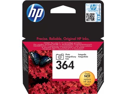 HP (364) inkoustová náplň Vivera photo černá CB317EE originál
