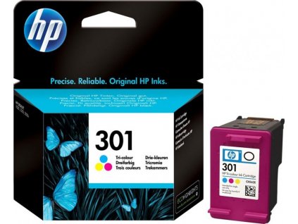 HP (301) CH562EE tříbarevná inkoustová kazeta originál