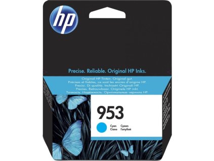 HP inkoustová kazeta 953 azurová F6U12AE originál