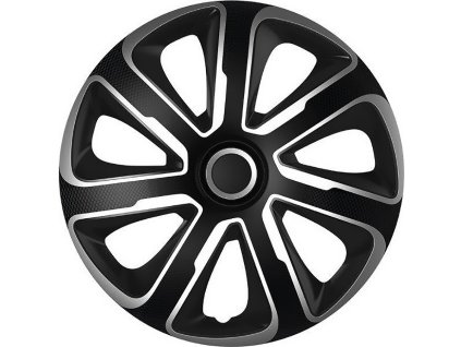 Kryty kol 14" LIVORNO Carbon (sada) silver/black