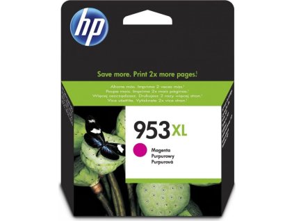 HP inkoustová kazeta 953XL purpurová F6U17AE originál