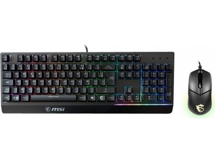 MSI herní set klávesnice s myší VIGOR GK30 COMBO/ drátový/ RGB podsvícení/ USB/ CZ+SK layout