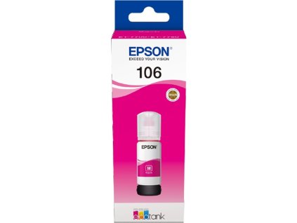 Epson inkoustová náplň/ C13T00R340/ 106 EcoTank/ L7160/ L7180/ Magenta