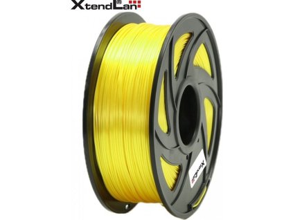 XtendLAN PLA filament 1,75mm lesklý žlutý 1kg