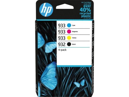 HP 932 Black / 933 CMY Original Ink Cartridge 4-Pack
