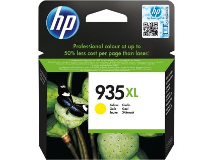 HP inkoustová kazeta 935XL žlutá C2P26AE originál