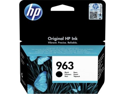 HP inkoustová náplň 963 Černá (black, 1000p) pro HP OfficeJet Pro 9010, 9013, HP OfficeJet Pro 9020