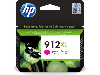 HP cartridge 912XL (magenta, 825str.) pro HP OfficeJet 8013, HP OfficeJet Pro 8023