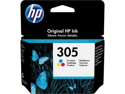 HP inkoustová kazeta 305 CMY pro DeskJet 2300, 2710, 2720, DeskJet Plus 4100