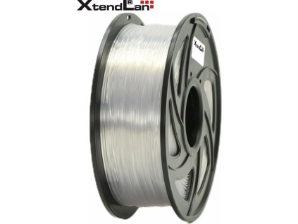 XtendLAN PETG filament 1,75mm průhledný bílý/natural 1kg