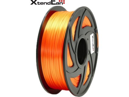 XtendLAN PLA filament 1,75mm lesklý oranžový 1kg