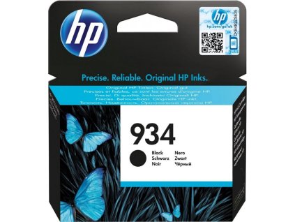 HP inkoustová kazeta 934 černá C2P19AE originál