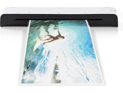 NEDIS laminátor/ formát A3/ laminovací šířka 300 mm/ fólie 75-125 mic/ teplý a studený proces/ bílá