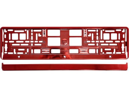 Podložka pod SPZ RED metallic