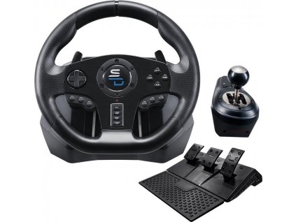 SUPERDRIVE Sada volantu, pedálů a řadící páky GS850-X/ PS4/ Xbox One/ Xbox Series X/S