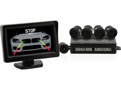 Parkovací asistent 4 senzory + zadní kamera