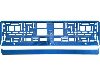 Podložka pod SPZ BLUE metallic