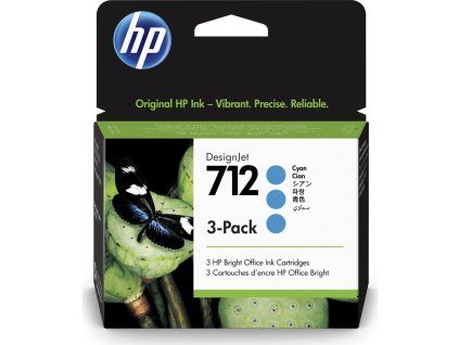 HP 712 3x29ml Cyan 0b s