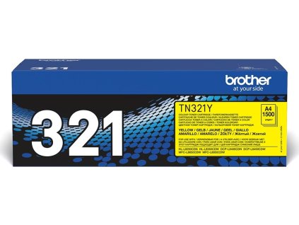 BROTHER tonerová kazeta TN-321Y/ DCP-L8400,L8450/ HL-L8250,L8350/ MFC-L8650,L8850/ 1500 stránek/ žlutý