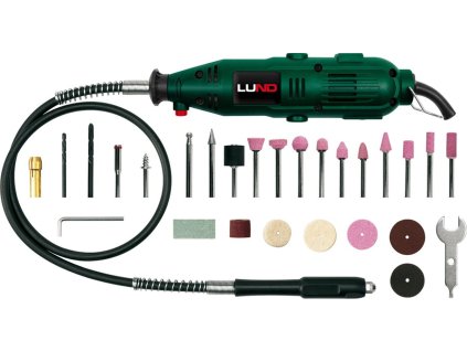 Bruska mini 135 W + 40 ks příslušenství LUND