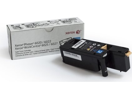 Xerox original toner 106R02760 pro Phaser 6020/ 6022/ WC6025/ 6027/ 1000 str., azurový